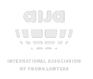 Logotipo de AIJA, Asociación Internacional de Jóvenes Abogados, red a la que pertenece la firma